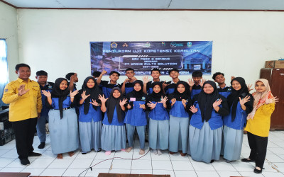 Kegiatan Ujian Kompetensi Keahlian Bersama PT. WAONE Multi Solutions